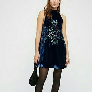 Free People Jill Velvet Dress